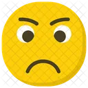 Emoji Triste Emoticon Sorridente Ícone