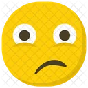 Emoji Triste Emoticon Sorridente Ícone