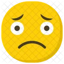 Emoji Triste Emoticon Sorridente Ícone