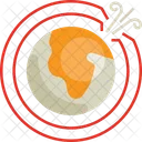 El Agotamiento De La Capa De Ozono El Ozono La Tierra Icono
