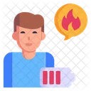 Agotamiento  Icono