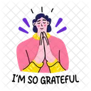 Agradecido Gracias Gratitud Icono