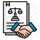 Contract Deal Document Icon