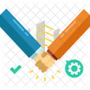 Agreement Support Contract Icon