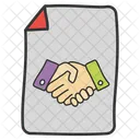 Handshake Business Partner Businessmen Deal Icon