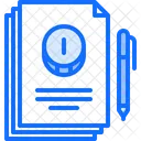 Agreement Contact Pen Icon