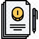 Agreement Contact Pen Icon