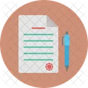 Agreement Contract Document Icon