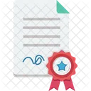 Agreement Certificate Contract Icon