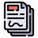 Agreement Documents Paper Icon