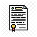 Agreement Document File Icon