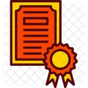 Agreement Award Certificate Icon