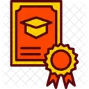 Agreement Award Certificate Icon