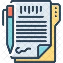 Agreement Contract Appendage Icon