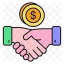 Agreement Handshake Cooperation Icon