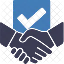 Deal Contract Handshake Icon
