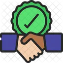Agreement Done Handshake Deal Icon