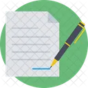 Agreement Fil  Icon