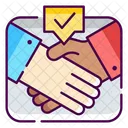 Agreement Handshake Agreement Contract Icon
