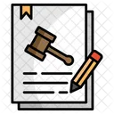 Contract Deal Document Icon