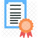 Document Business Handshake Icon