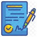 Agreement Contract Patent Icon