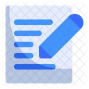 Business Management Writing Icon