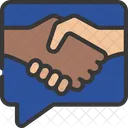 Agreement Message Hand Icon