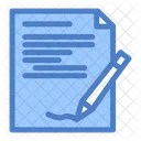 Agreement Paper Deal Paper Deal Signature Icon