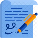 Agreement Paper Agreement Contract Icon
