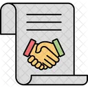 Agreement Paper  Icon