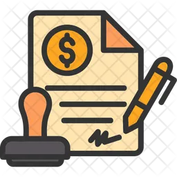 Agreement Paper  Icon