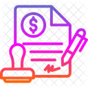 Agreement Paper  Icon
