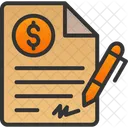 Agreement Paper  Icon