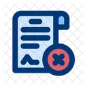 Agreement rejected  Icon