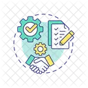 Agreement Terms Negotiation Icon