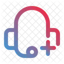 Agregar Auriculares Agregar Servicio Linea De Ayuda Icon