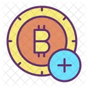 Agregar bitcoins  Icono