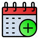 Agregar calendario  Icono