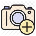 Agregar Camara Nueva Camara Foto Icono