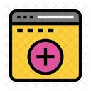 Agregar sitio web  Icono