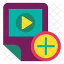 Agregar Video Nuevo Video Archivo De Video Icon