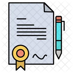 Agrement Certificate  Icon