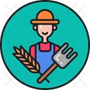 Agriculteur Cultivateur Producteur Icône