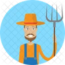 Agriculteur Personnage Metier Icon