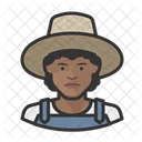 Agricultoras Negras Negras Mulheres Icon