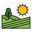 Paisaje agrícola  Icono