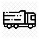 Agricultural Big Cargo Truck Icon