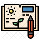 Agriculture Book Gardening Icon