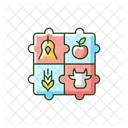 Agricultural Farmer Cooperative Icon
